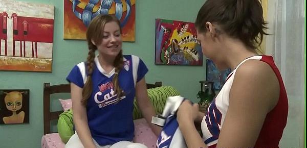  Cheerleader eating pussy